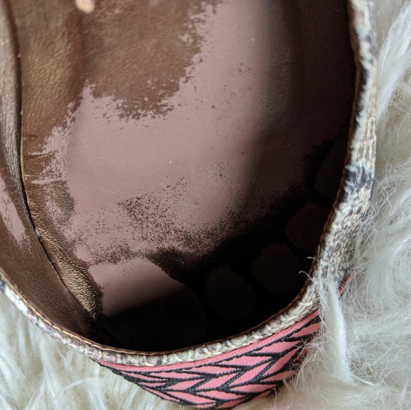 Worn ballet flats size 7 - Picture 6 of 7